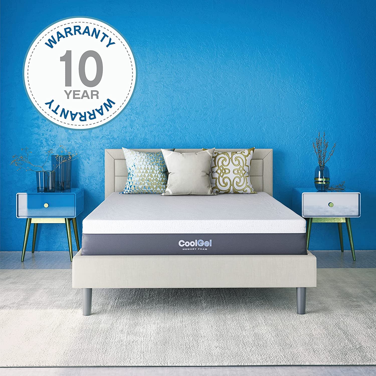 Ventilated Memory Foam 12-Inch Mattress | Certipur-Us Certified | Bed-In-A-Box, Full